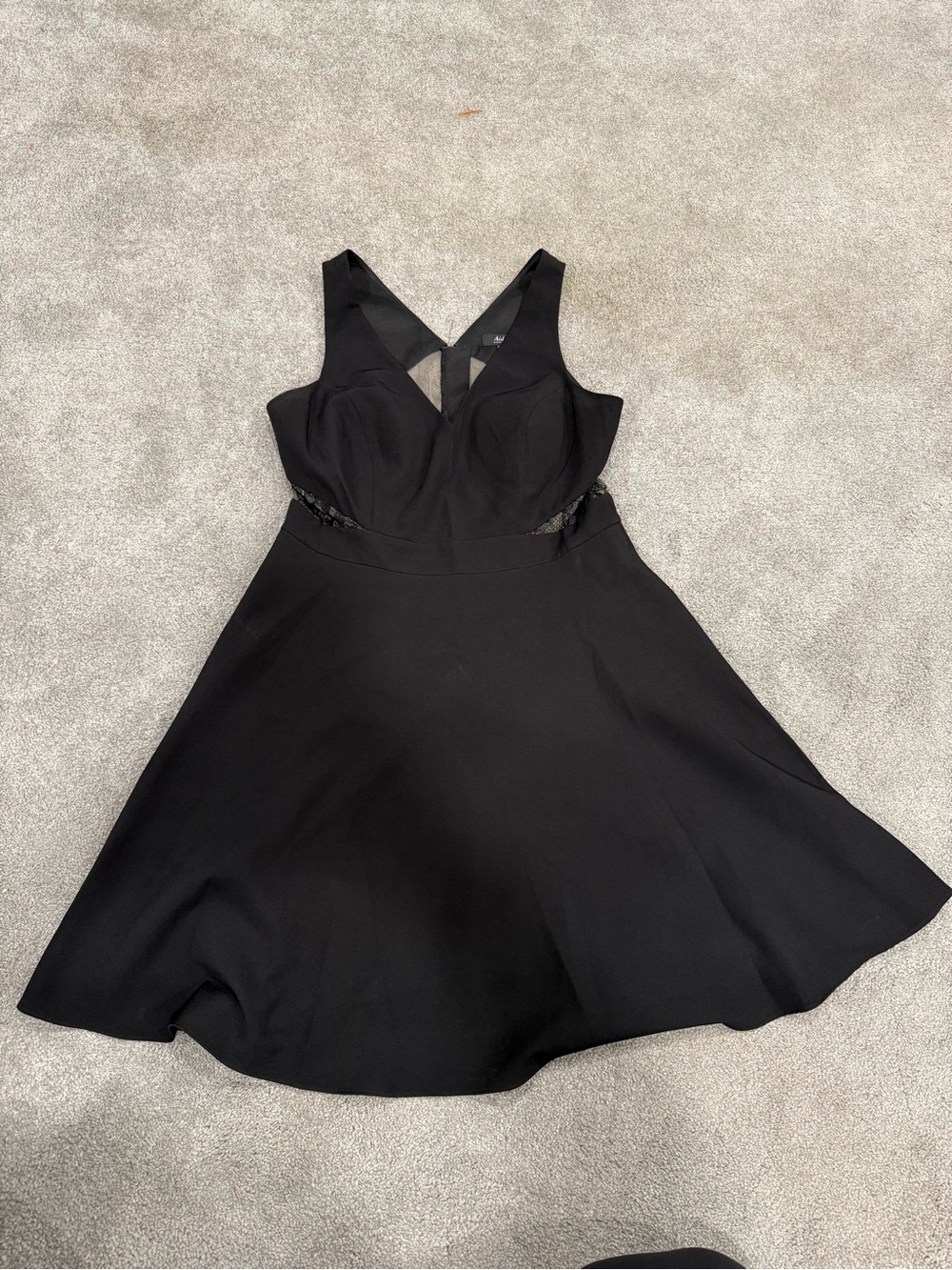 Black Fit-and-Flare Women's Dress
